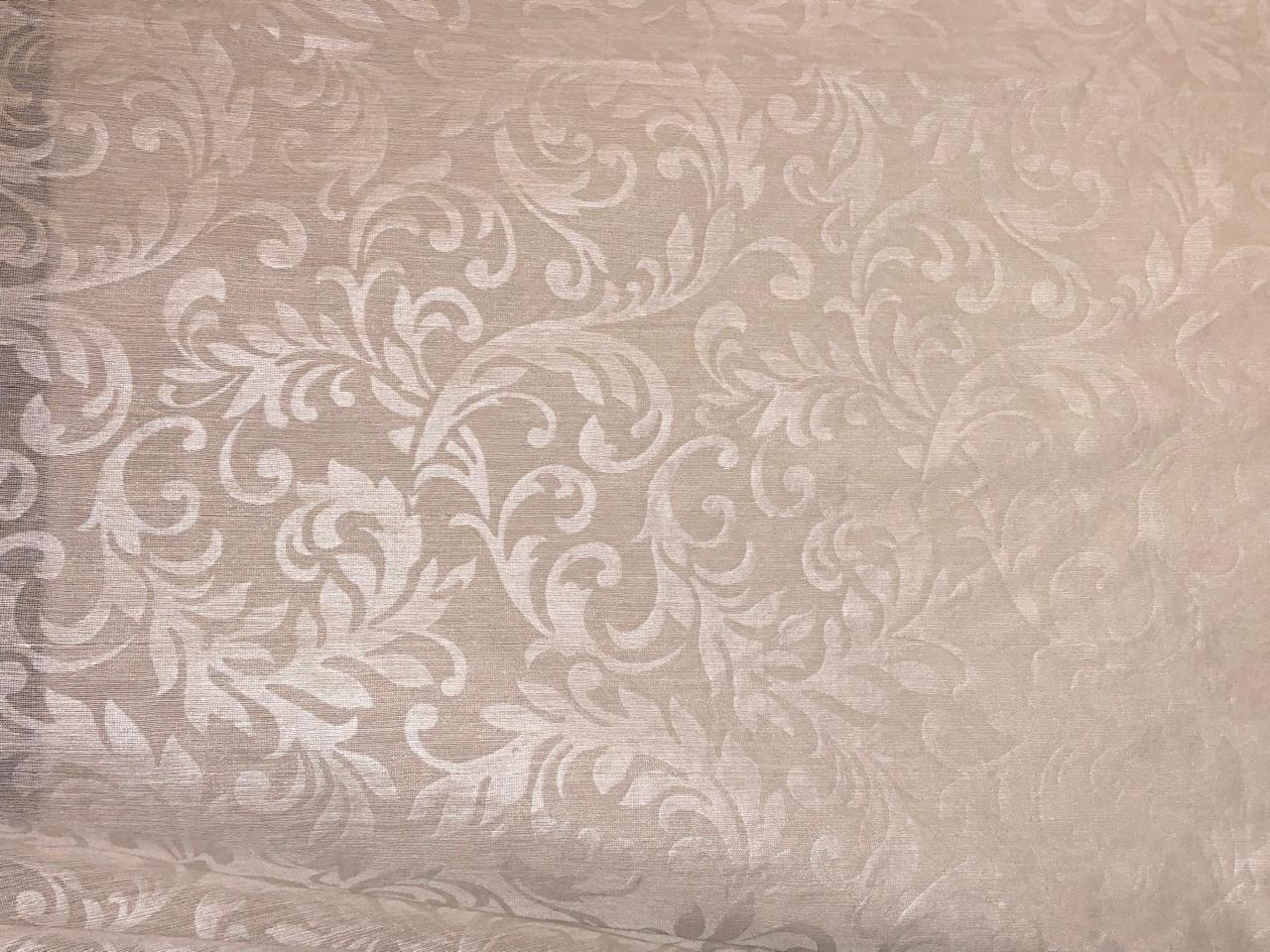 Mull  Cotton Chanderi Fabric embossed 44&quot; wide available in 2 colors black and white [18499/500]