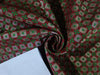 Silk Brocade fabric Semi Sheer Metallic Gold,Dark Red & Green 44" wide BRO237[2]