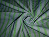100% Cotton Chambray Seer Sucker fabric green and blue stripe 58" wide