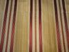 100% SILK TAFFETA FABRIC bright gold beige/brown with satin stripe 54" wide TAF#S130[2]