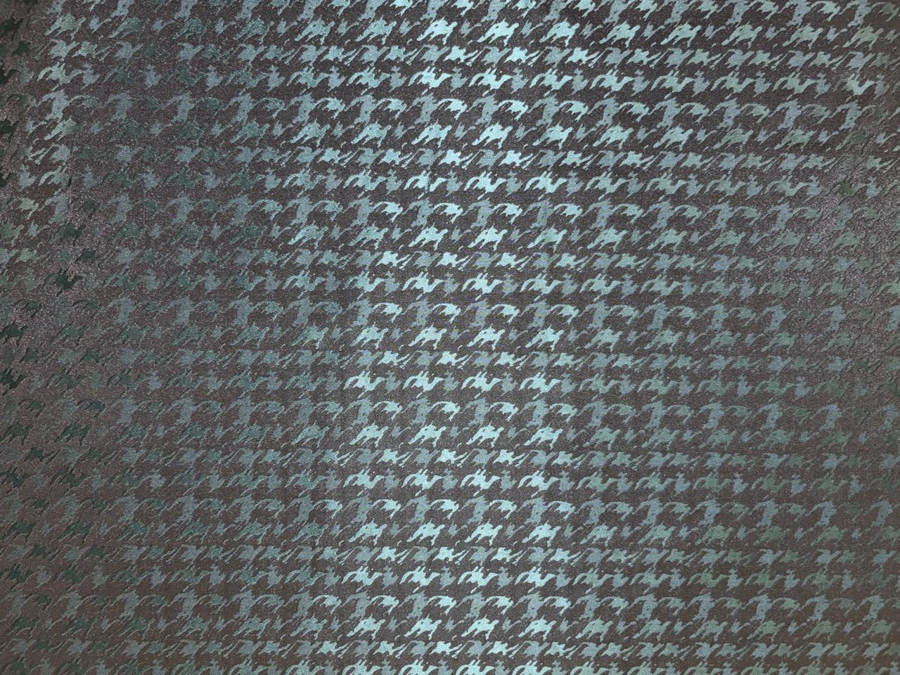 Embossed Houndstooth Polyester Lycra fabric 58"[18482/3]