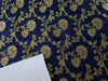 Silk Brocade fabric available in 2 colors navy and green 44" WIDE BRO899[4/5]