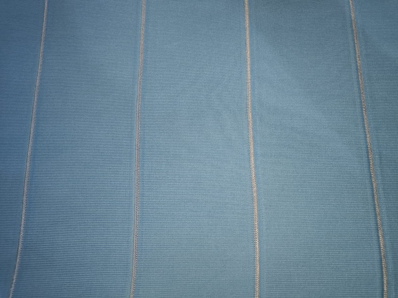Bamboo lycra pique knit fabric 75" available in matching stripe and solid colors brown/blue and black
