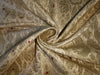 Silk Brocade King Khab fabric  36" wide BRO885 available in 4 colors [BURGUNDY /TURMERIC/ GREEN/ CREAM]