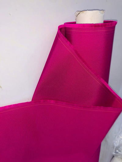 Silk TAFETTA fabric  SELF RIBBED available in 2 colors intense hot pink and red  54" wide [TAF341/342ROLL]]