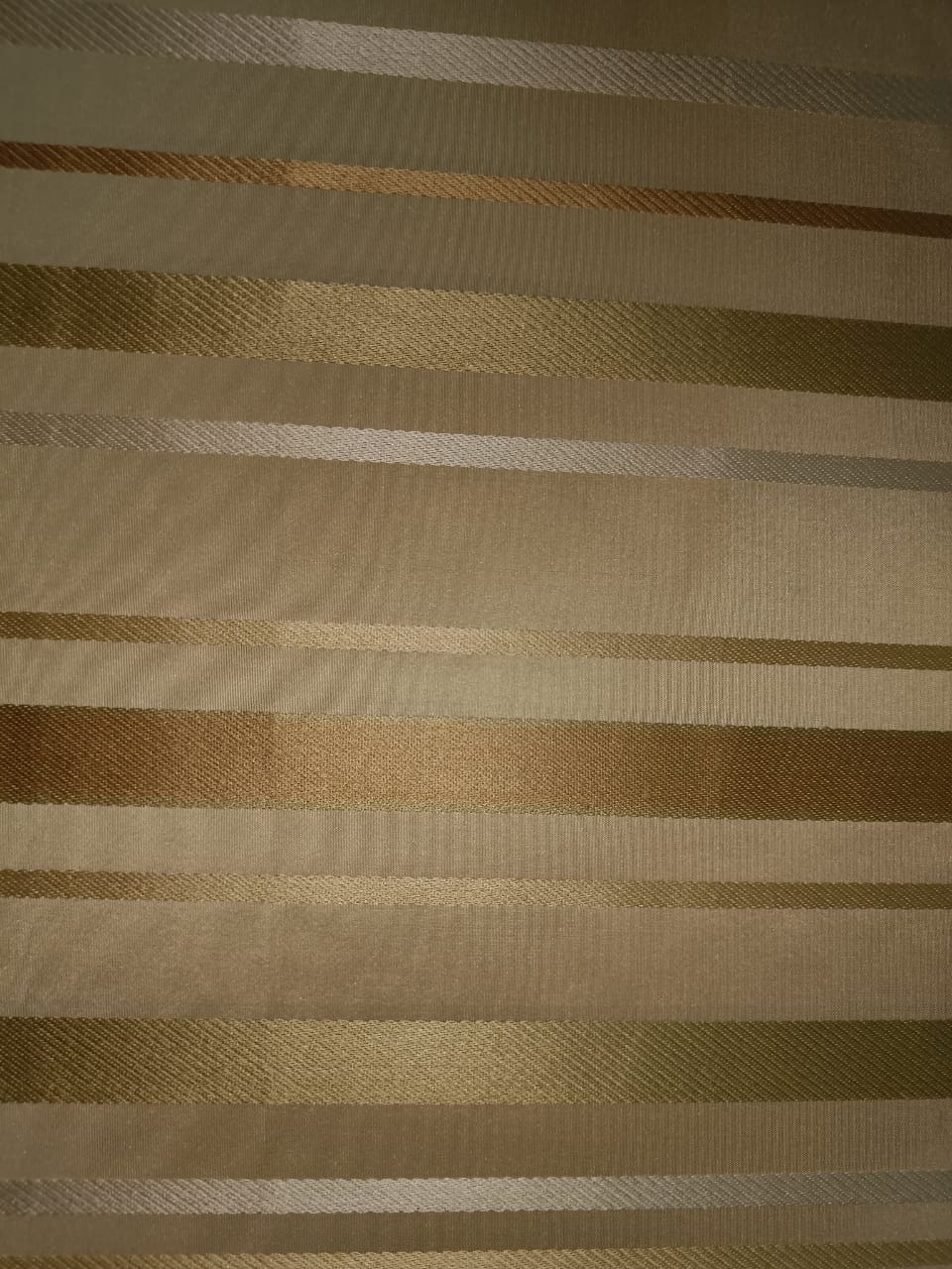 100% silk taffeta satin stripe shades of gold  TAF72'[5]