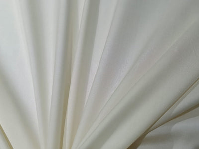 100% Pure Silk Original Double Horse Boski white ivory color Fabric 36" wide [9182]