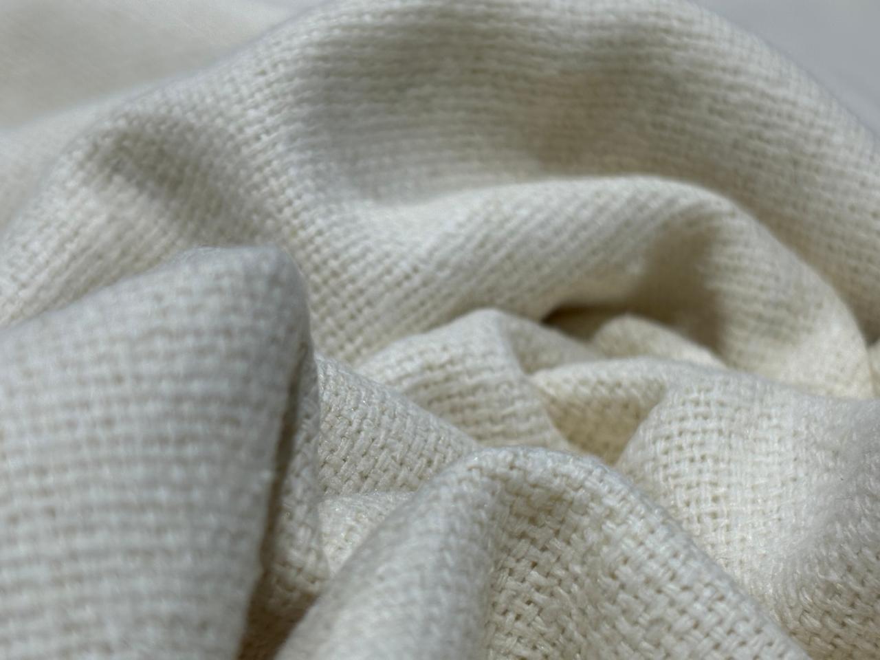 100% Silk Matka ivory colour 44" wide [17786] dyeable