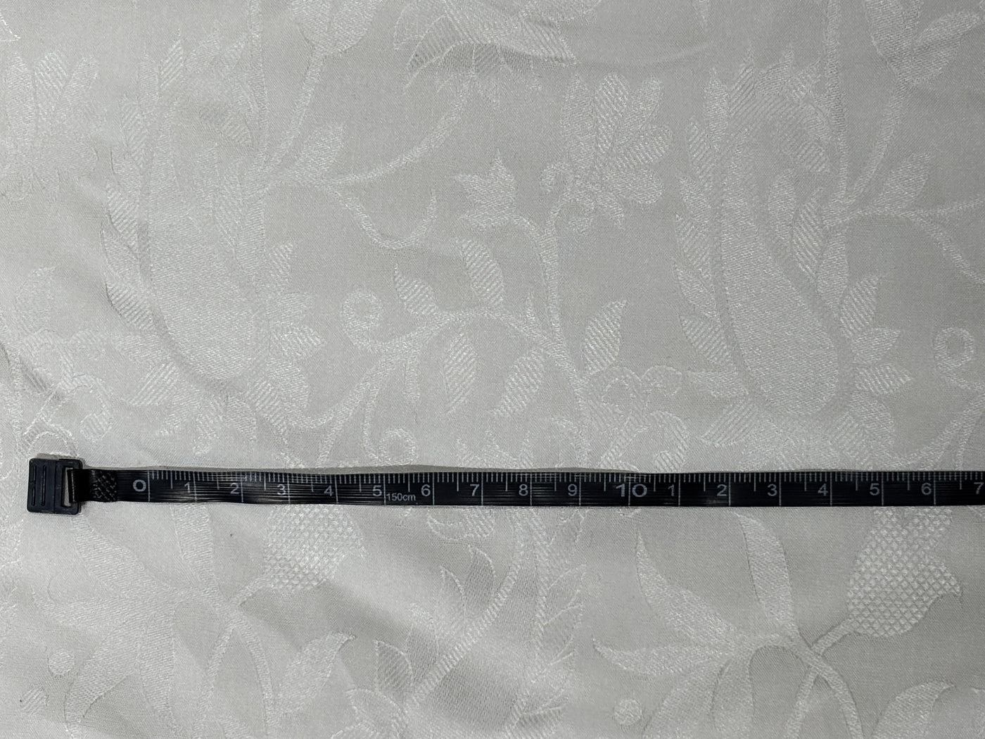 Organic Jasmin Jacquard Fabric raised, intricate floral patterns in 2 designs [18822/23]