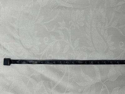 Organic Jasmin Jacquard Fabric raised, intricate floral patterns in 2 designs [18822/23]