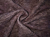 Metallic tissue organza Crinkled [crushed] fabric 32" wide available in three colors [dark brown rust x copper salmon]