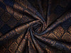 Brocade fabric black and gold color 58" wide BRO892[3]