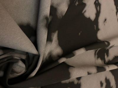 Polyester lycra Digital Camouflage Print Dress fabric 58 Inches wide available in white and charcoal grey [18550/51]