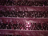 SEQUENCE Net AUBERGINE color fabric 58'' Wide [15014]