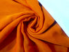 Silk chiffon fabric 44" WIDE available in 32 gm and 60 gm in colors rusty orange/hot pink/lavender/red/redxgreen/bright yellow/mustard x blk/rustxblk/ocean green/orangepink/bluegreen/burgundybrown/charcoal/ black/purple blue/green yellow/orange]