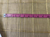 100% Silk mettalic tissue organza fabric with gold plaids 44" wide [12759]