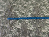 Beautiful Embroidery  LACE fabric GREY with sequence 58" WIDE