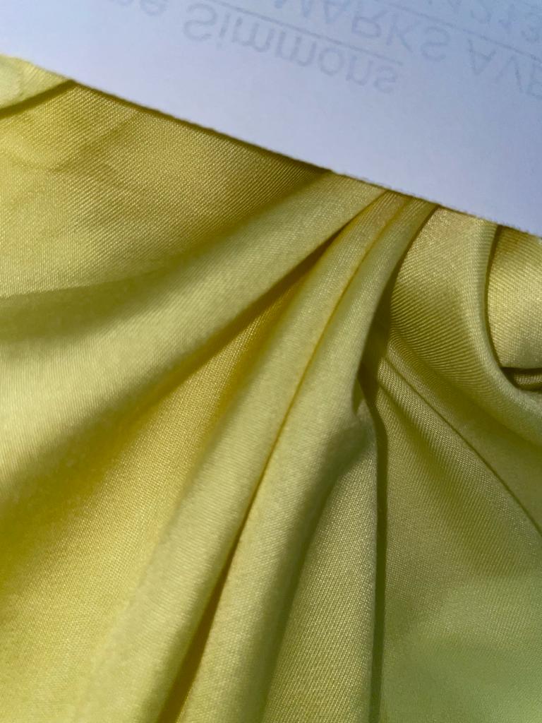Tencel Lemon Yellow Color Fabric ~ 58&quot; wide [10334]