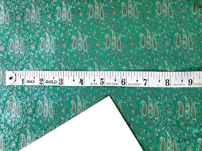 Brocade paisley jacquard fabric 44" wide BRO894 available in Three colors purple/red/sea green