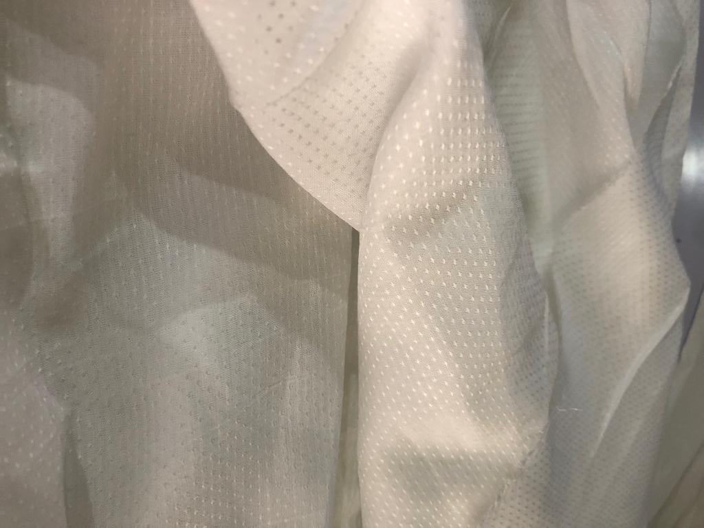 100% NATURAL sugarcane/ banana FIBRE fabric White color 58" wide dyeable [15710-15713]