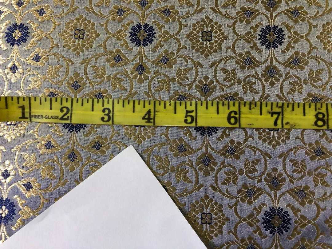Silk Brocade fabric with subtle metallic gold JACQUARD BRO931
