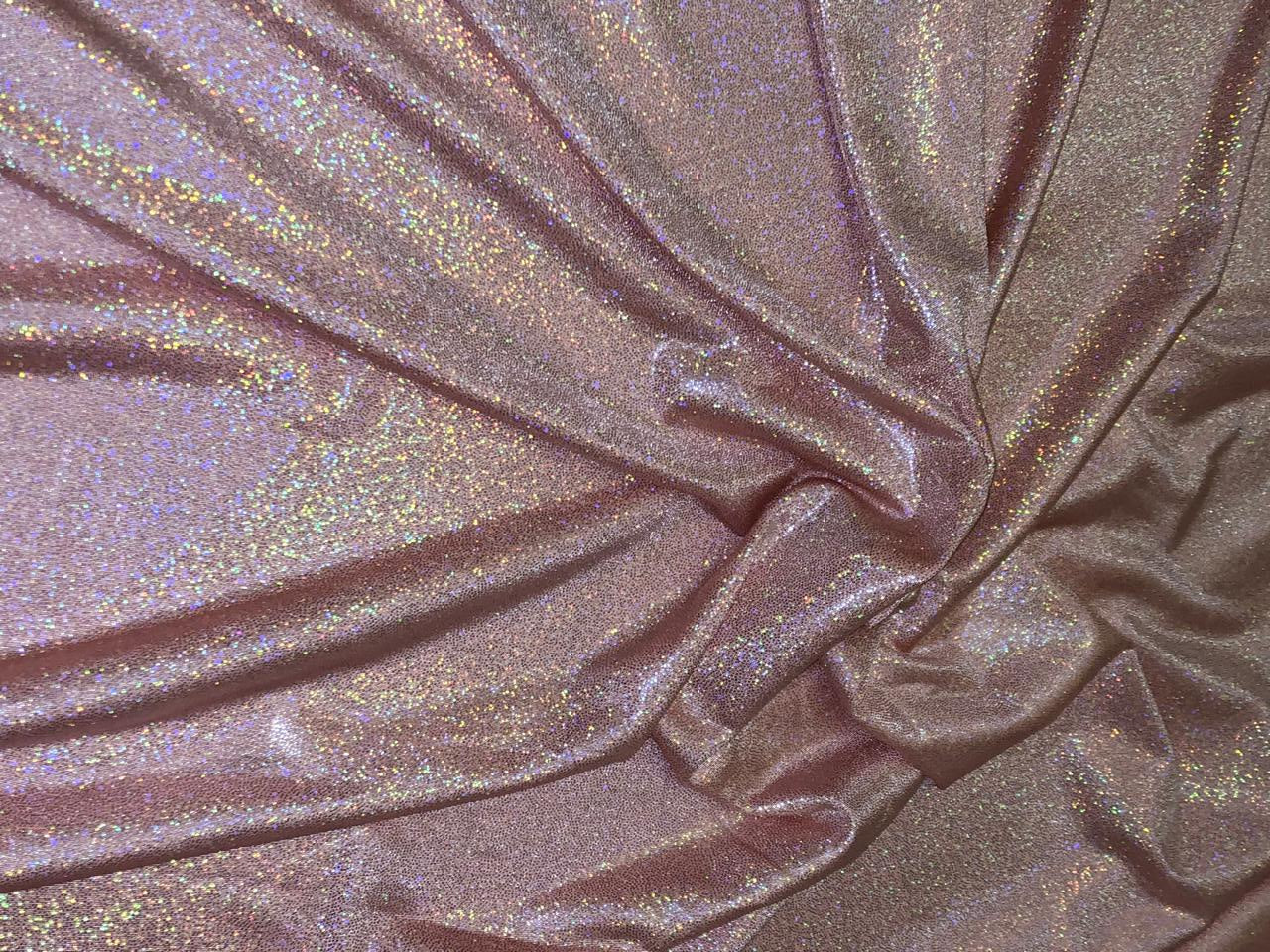 Shimmer Lycra fabric ~ 58&quot; wide available in 4 colors pink ,gold, blue and silver [18424/25/26]