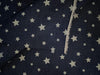 100% Cotton Denim  Fabric 58" wide available in FIVE STYLES  styles [ZIG ZAG / UNICORN / HEART / DENIM BLUE STARS /DINOSAUR/BLACK,BLUE STARS] [15054/55/66/68/15351/54]