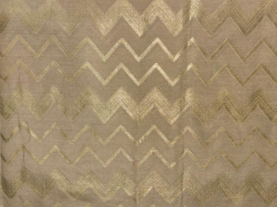 Silk Self Moonga Tussar Geometric Triangle Jacquard [18330]