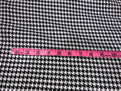 Wool and Acrylic blend fabric Houndstooth [15815]