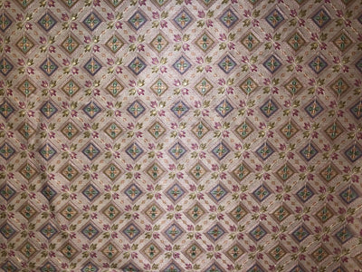 Silk Brocade fabric ivory with diamond motif floral jacquard and subtle sequins and embroidery BRO1069[1]