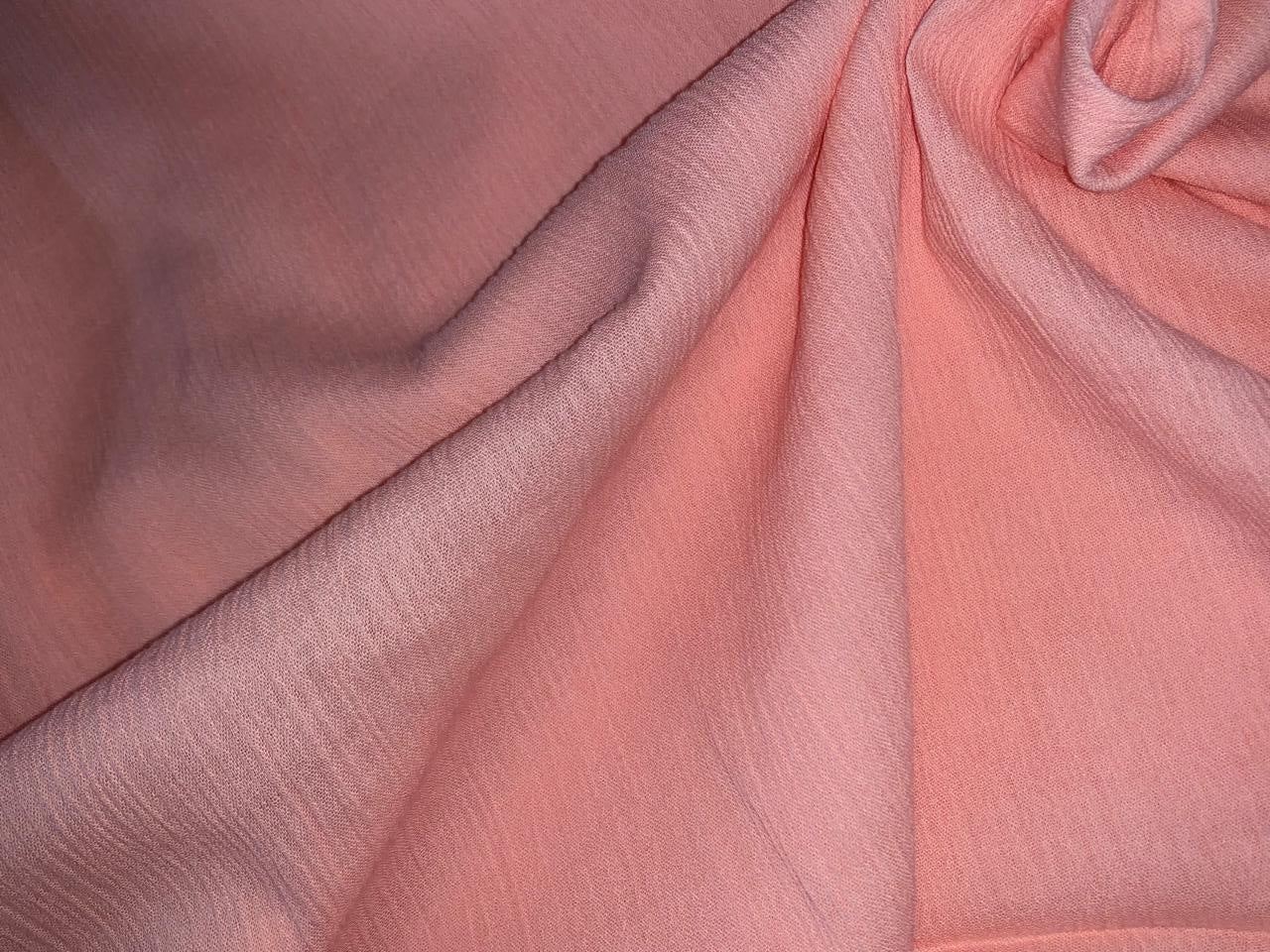 Cotton crush crepe  fabric 58" wide available in 11 colors deep orange /blush/royal blue/lemon/black/white/scarlet red/amethyst/pink/peach and  candy red