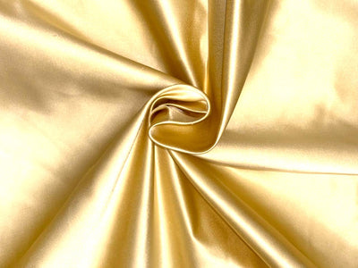 100% SILK DUTCHESS SATIN 48 momme light golden yellow  54" wide [18374]