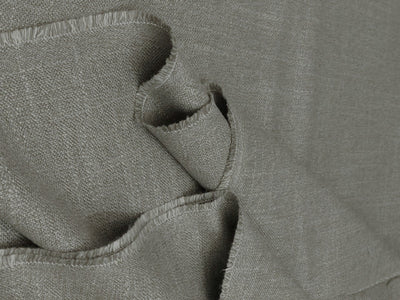 Suiting Poly jute fabric is a   blend of natural jute fibers and synthetic polyester olive beige color [18641]