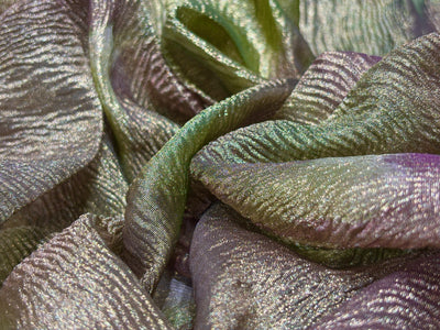 Tissue Crushed shaded ,shades of green pink and gold [17801]