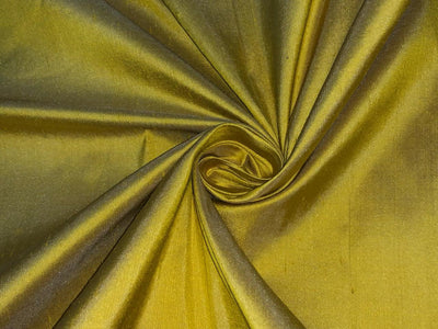 100% pure silk dupioni fabric YELLOW color 54" wide DUP399[2]