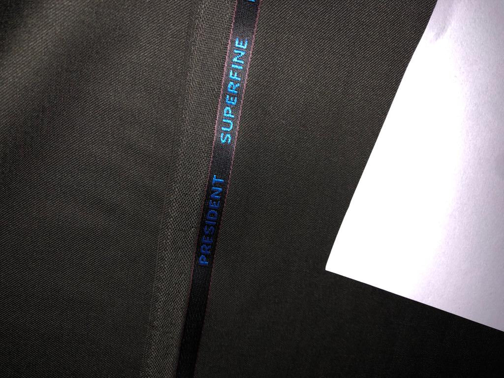 Black Super 160's Wool Fabric - B. Black & Sons Fabrics