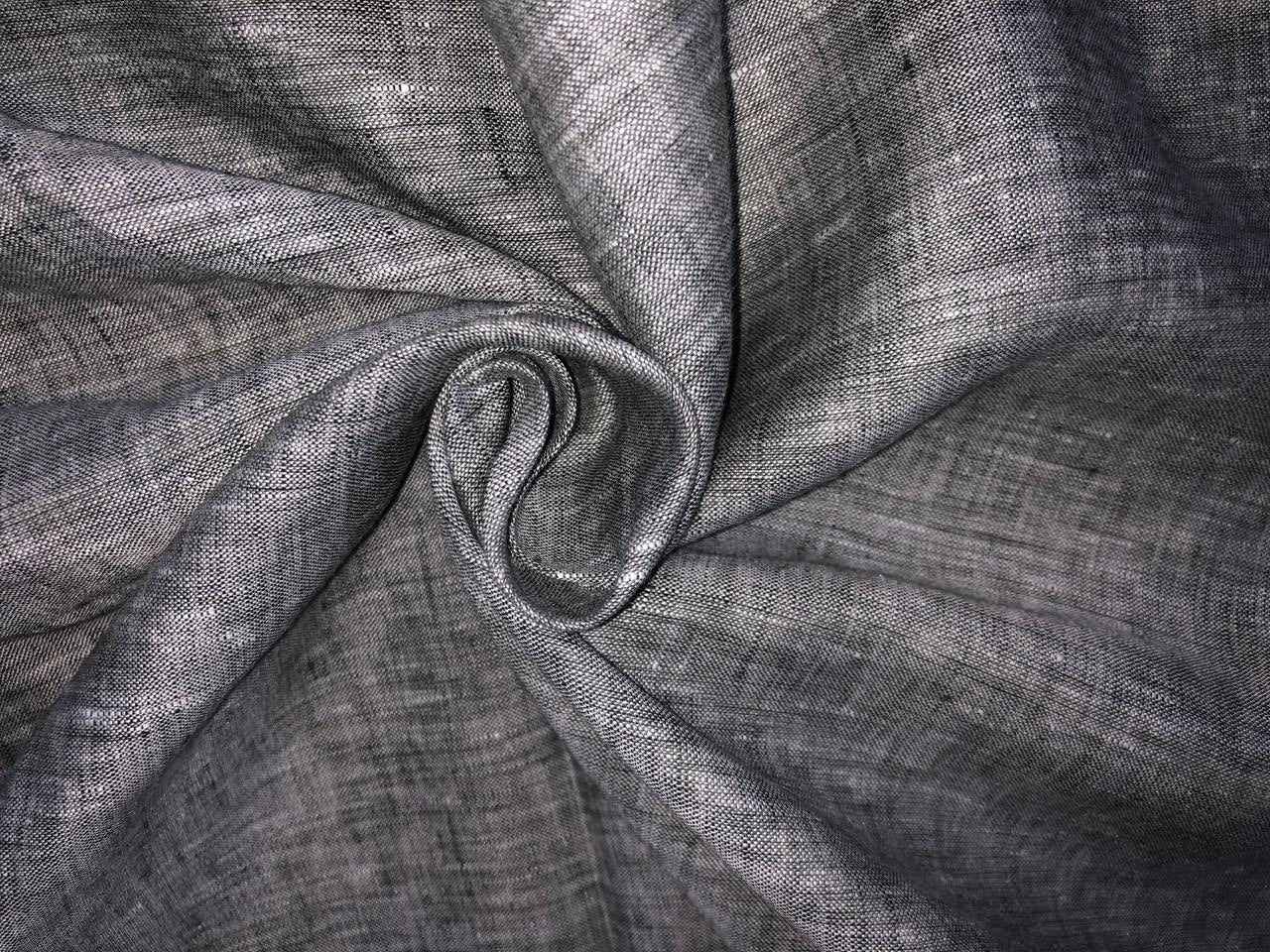100% LINEN TWO TONE 58"available in 6 colors BLACK X IVORY /BLUE X IVORY/ GREEN X IVORY /CHARCOAL X IVORY/ PURPLE X IVORY AND PEACH X IVORY