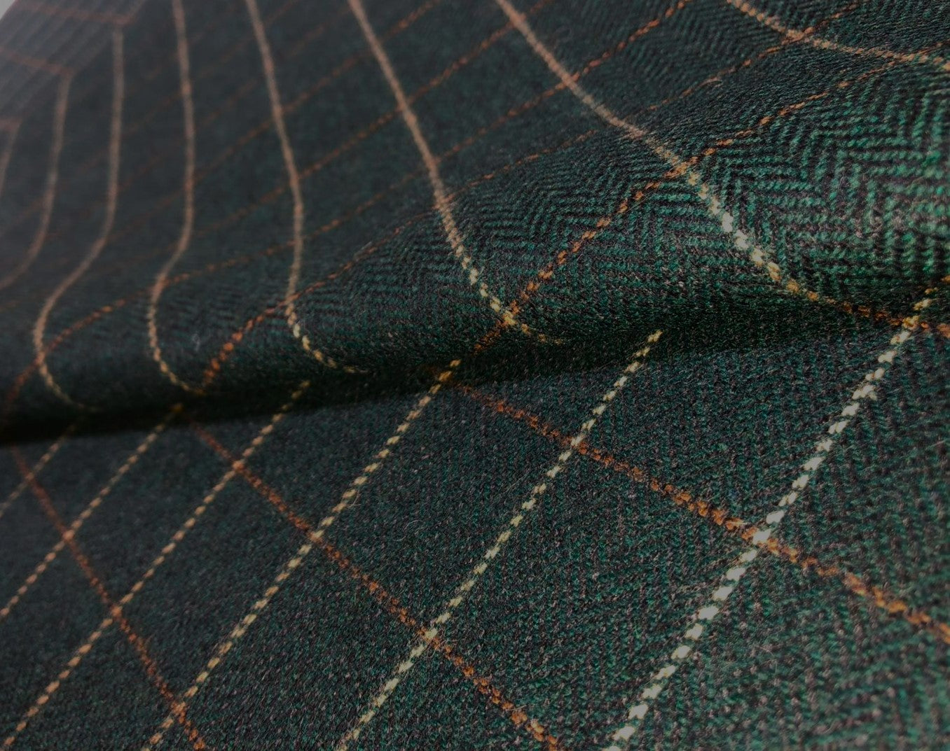 Suiting fabric made in Huddersfield ,England WOOL X TWEED  available in 3 colors teal, blue and navy[16873/74/75]