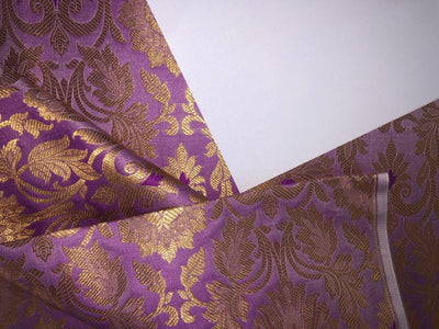 Brocade  Metallic GOLD fabric 44 inch wide available in 8 colors  silver grey,mint green,silver blue,lilac, rose pink,blue,peach and sea green BRO1010