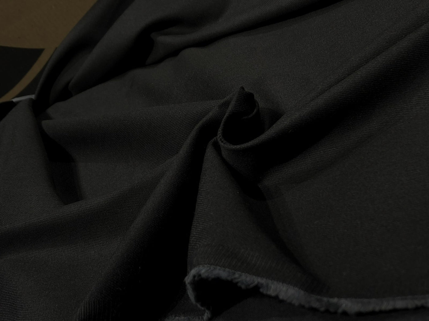 Denim Spandex Cotton with strecth Fabric 54" wide Black [18230]
