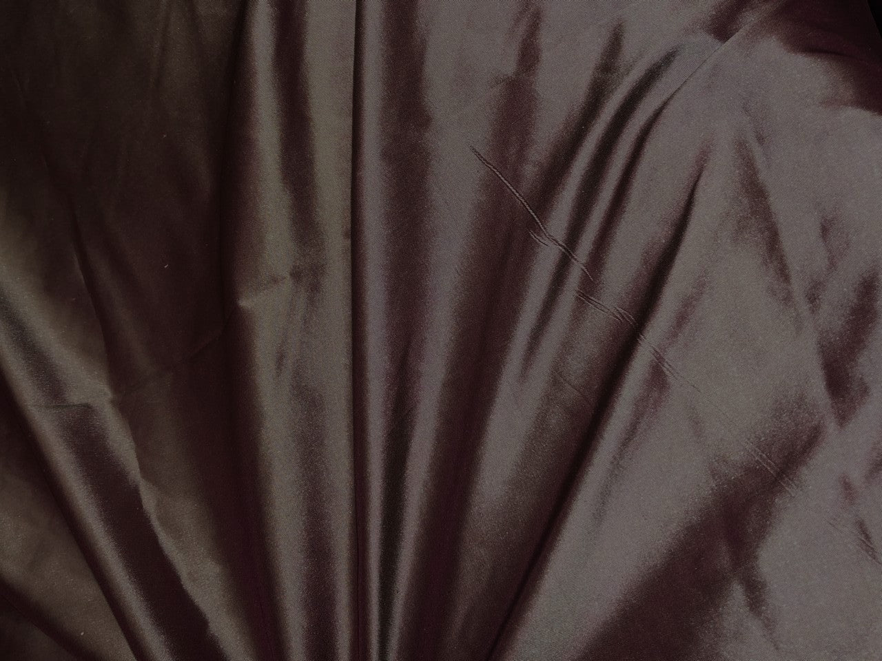 Silk TAFETTA fabric burgundy x cream  54"wide TAF345[3]