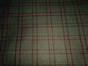 Tweed Suiting Heavy weight premium Fabric forest green red and black  Plaids 58" wide