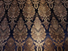 Silk Brocade fabric NAVY AND METALIC GOLDCOLOR  44" wide BRO897[5]