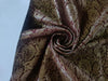 Silk Brocade fabric  44" wide available in 6 colors [BLACK NAVY WINE GOLD BURGUNDY PURPLE]BRO883