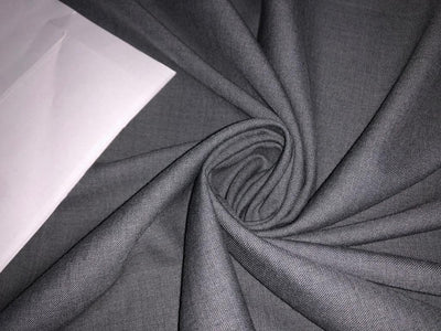 Suiting Superfine blended 70% poly 30% wool  58" wide  available in 5 colors silver grey, grey, navy, denim blue,ink blue