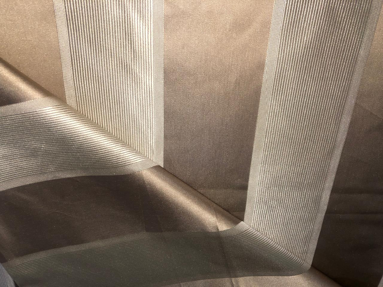 100% silk TAFETTA GOLD X  GOLD  STRIPES TAFNEWS25[2]