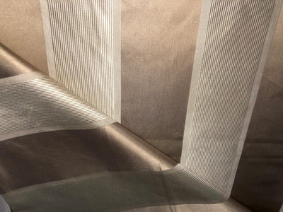 100% silk TAFETTA GOLD X  GOLD  STRIPES TAFNEWS25[2]