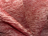 Metallic Tissue organza Crinkled [crushed] fabric 44" wide available in three colors [ silver rust rusty pink 44" rusty pink 36"]