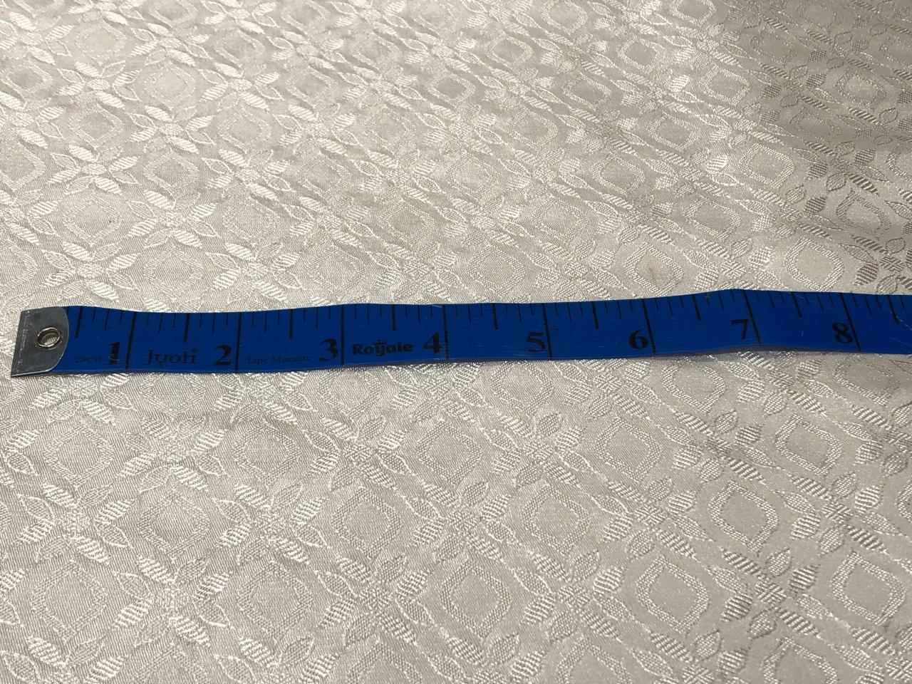 Silk Brocade fabric 44" self geometric  jacquard available in 4 colors pink ,olive , white ivory and lilac BRO1051