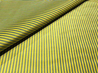 PURE SILK Dupioni FABRIC  54"wide STRIPE NEON GREEN AND BLUE STRIPE SINGLE LENGTH 4.20 YARDS  AND 3.80 YARDS DUPCUTS1
